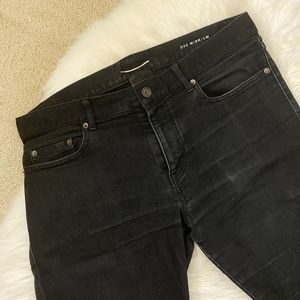 Saint Laurent Men’s Skinny Jeans D02 Size 33 Black